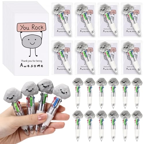 Stylo multicolore 4 en 1 Sayglossy You Rock, lot 50 stylos bureau et cartes collègues