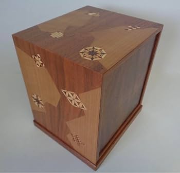 寄木細工 木製引き出し Amazon.co.jp: 箱根伝統工芸寄せ木細工二ツ引総張り(乱寄