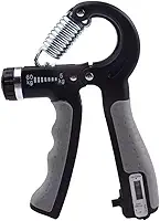 Hand Grip 60kg Contador Ajustável Fortalecedor de Mãos Punhos Antebraços para Fisioterapia Musculação Reabilitação Crossfit Fortalecimento Alivio do Estresse e Terapia Ocupacional