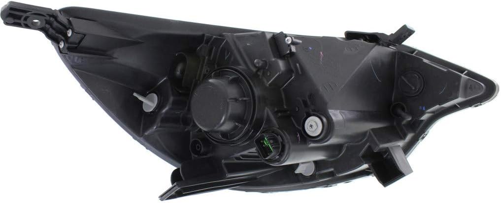CarLights360 For Kia Rio Headlight Assembly 2012-2017 Driver Side DOT Certified Bulbs Included KI2502159 | 92101 1W100 ;EX|LX; for Sedan; Position Lamp