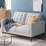 ZINUS Thompson Loveseat / Tufted Cushions / Green Tea Infused Foam Cushions / Tool-Free, Easy...