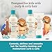 Aveeno Kids Coily Hair Leave-In Conditioner, Toddler Leave-In Conditioner for Sensitive Scalps Gently Detangles & Moisturizes Leaving Natural Curls & Coils Smooth, Hypoallergenic, 8 fl. oz