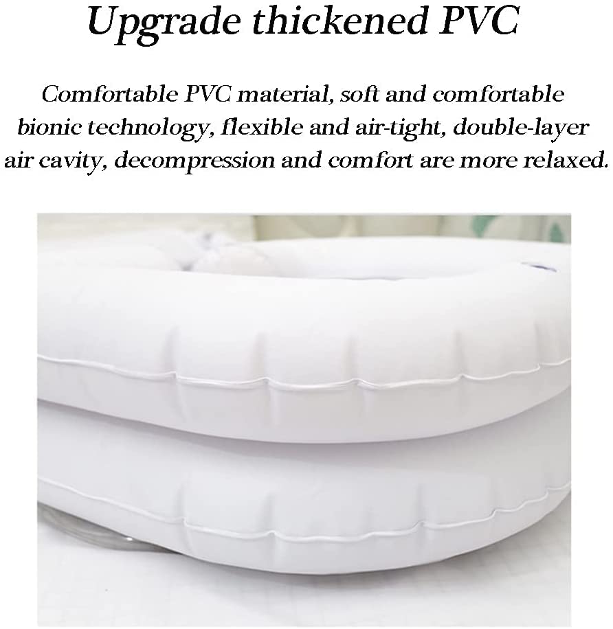 Évier de lavage gonflable portable avec vidange rapide pour le lit