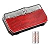 nean Fiets batterij achterlicht, outdoor fietslamp met reflector en StVZO-goedkeuring, lamp incl. batterijen…