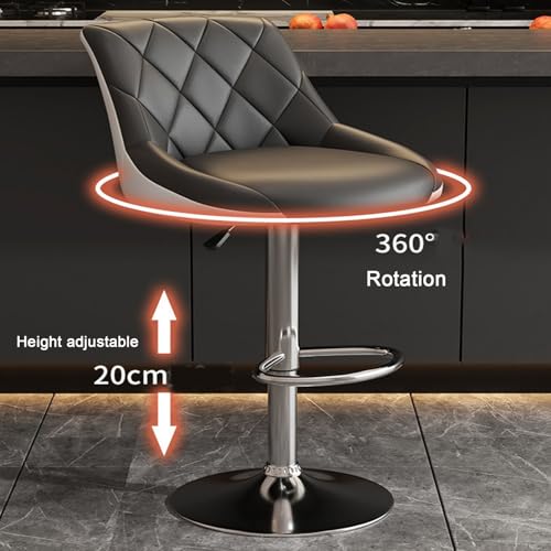 Chaises de comptoir réglables pour îlot de cuisine moderne et convivial