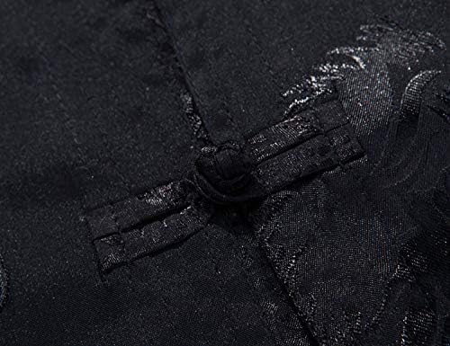 Tang Suit Men Hanfu Chinese Traditional Clothes Long Sleeve Top,Kung Fu Shirt Tang Suit Jacket Men Silk2