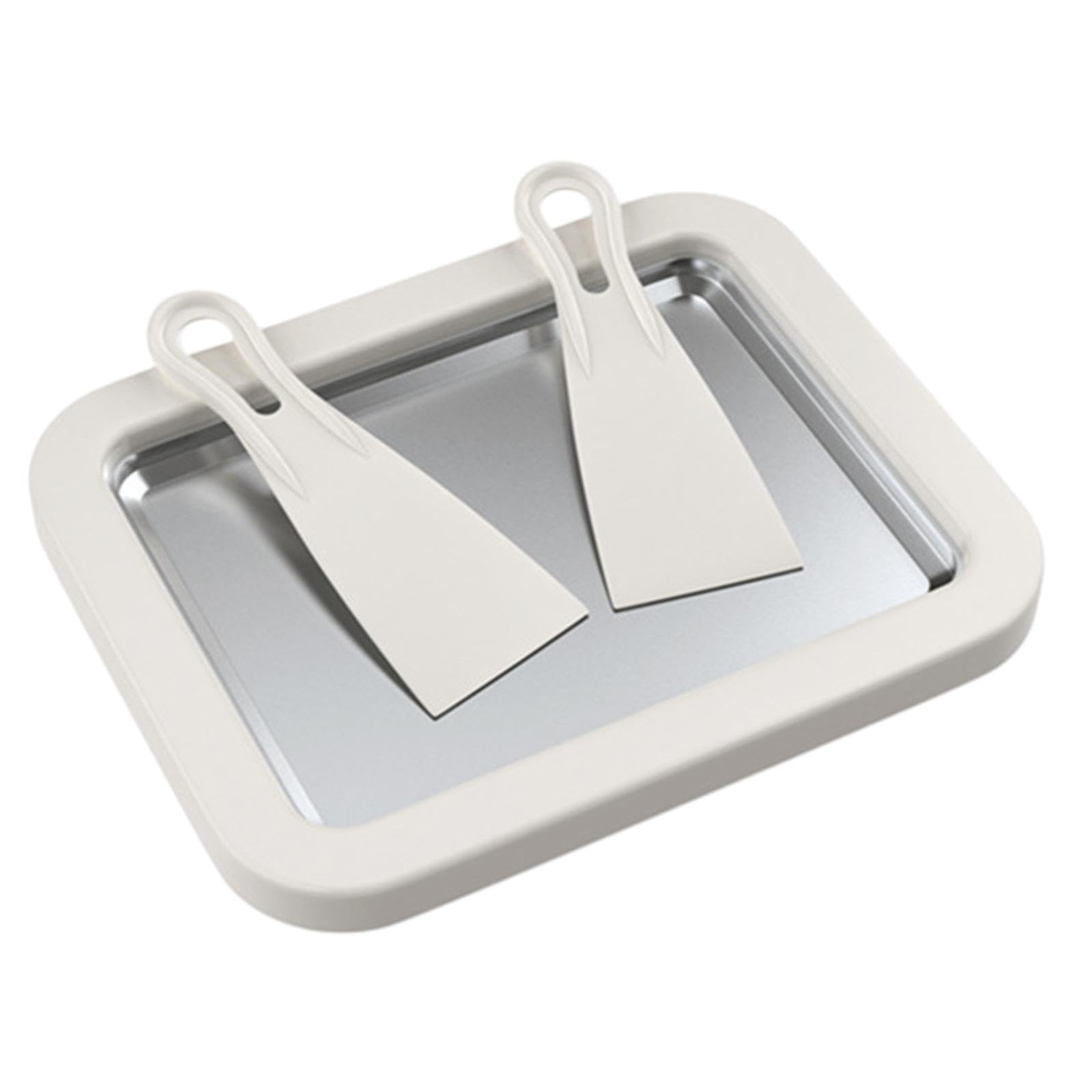 Ice Cream Maker Plate Instant Cold Plate for Parent Child Activities Household White-image-10