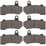 Brake Pads Compatible with Harley Davidson Road King, Road Glide, Electra Glide, Ultra Classic,...