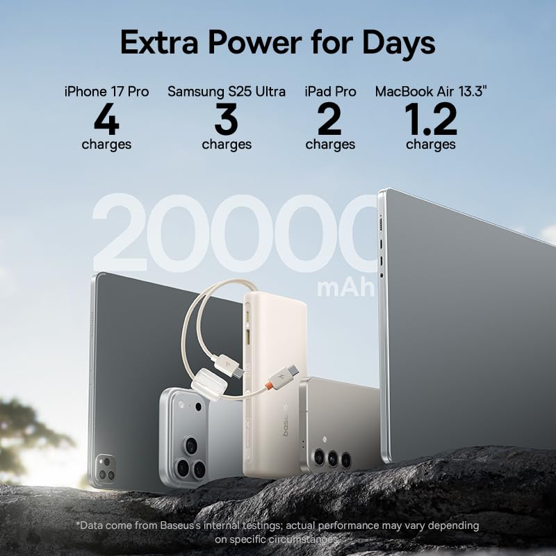 Baseus Picogo Power Bank Ultra Slim 5000mAh MagSafe miniatura 4