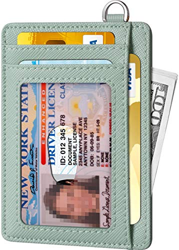 FurArt Slim Minimalist Wallet, Front Pocket Wallets, RFID Blocking, Credit Card Holder for Men & Women-Seaweed2