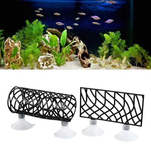 Pssopp Non Toxic Ceramic Fish Aquarium Ornaments Hideout BoX,Aquarium Hideaway Rocks Aquarium Hideout Tunnel Hole Betta Fish Aquarium Accessories Hideout Ornaments for Fish (Black) - Image 4