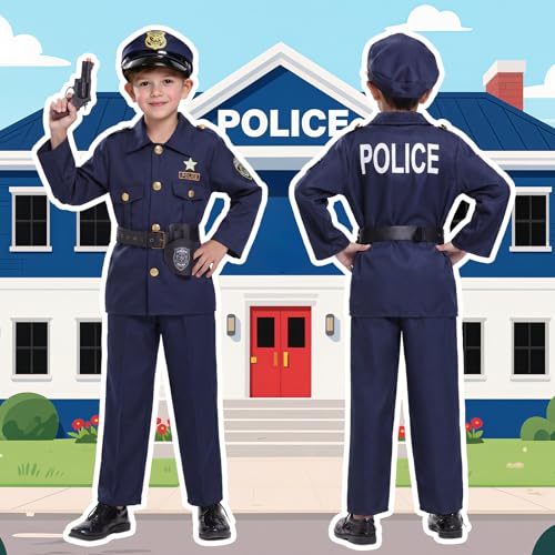 Disfraz de Policía para Niños con Accesorios miniatura 4