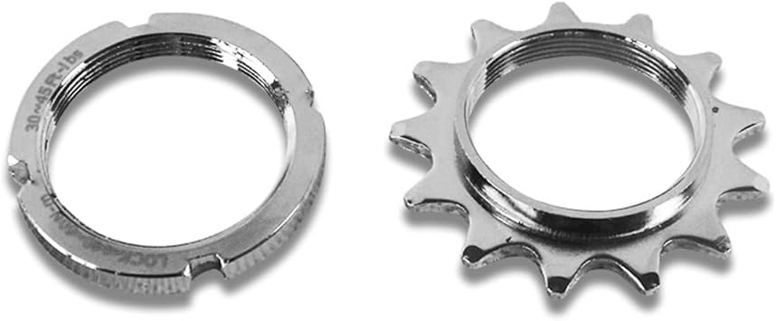13T/14T/15T/16T/17T/18T Fixed Gear One Speed Bicycle Free Wheel Cogs Sprocket & Lockring FlywheelFor Fixie Track Bike Hub