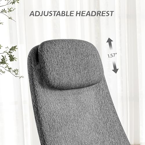 Image of EUREKA ERGONOMIC Mesh Office Chair Grey, Ergonomic Office Desk Chair with Adjustable Headrest, Comfy Home Desk Chair with Adjustable Lumbar Support, High Back Office Chair with Arms and Wheels