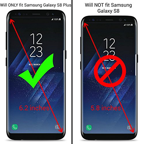 Coveron Credit Card Holder Protective Securecard Series For Samsung Galaxy S8 Plus Case, Gunmetal Gray #TOP1