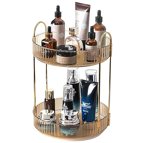 MOACC Rotating Makeup Organizer for Vanity 2 Tier