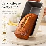 2 Pack 9x5 Inch Loaf Pan, Heavy Duty Nonstick Bread Pans for Baking - Image 4