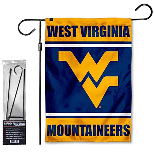 West Virginia Garden Banner Flag with Flag Pole Stand Set