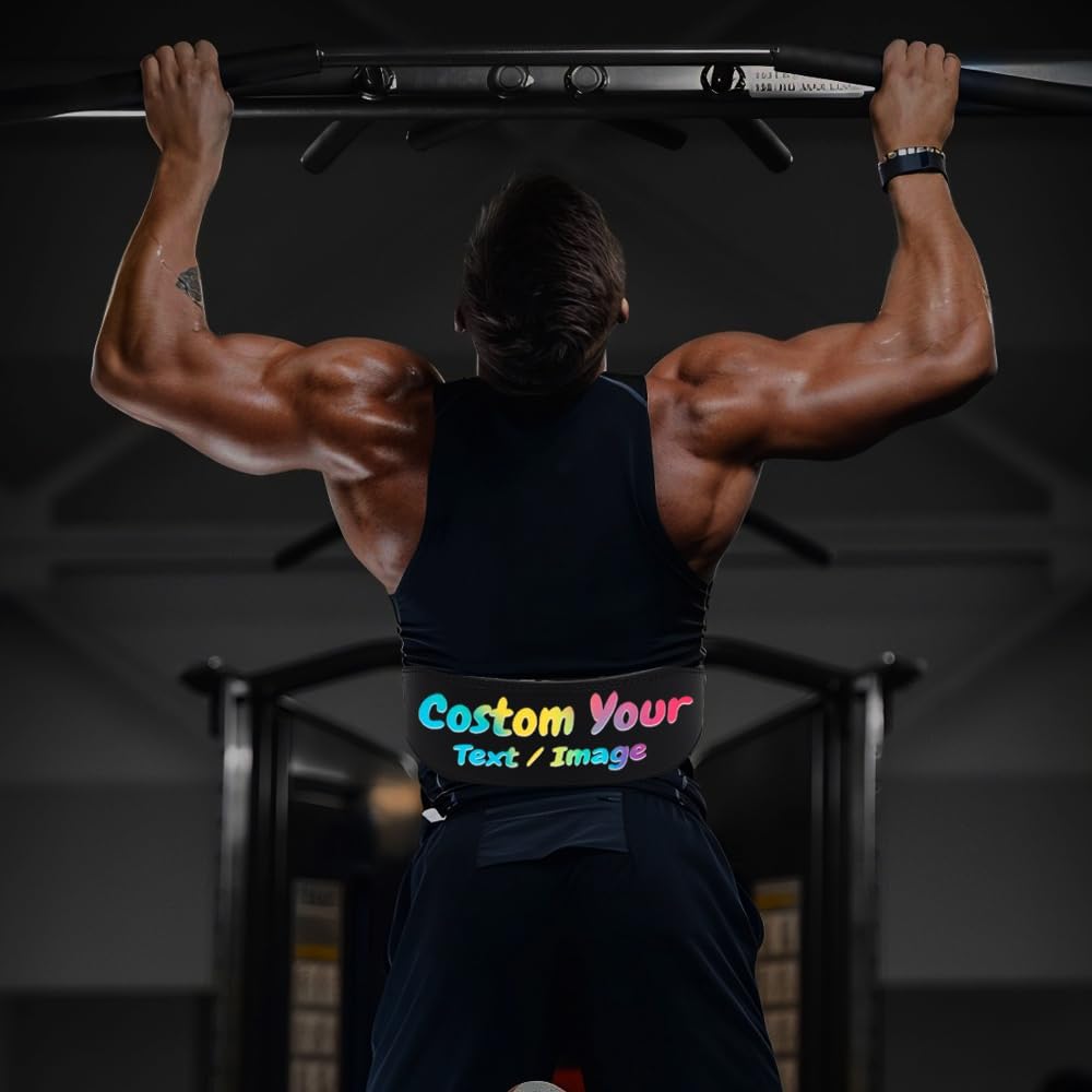 Custom Weight Lifting Belt Customized Powerlifting Belt Personalized Deadlift Training Belt