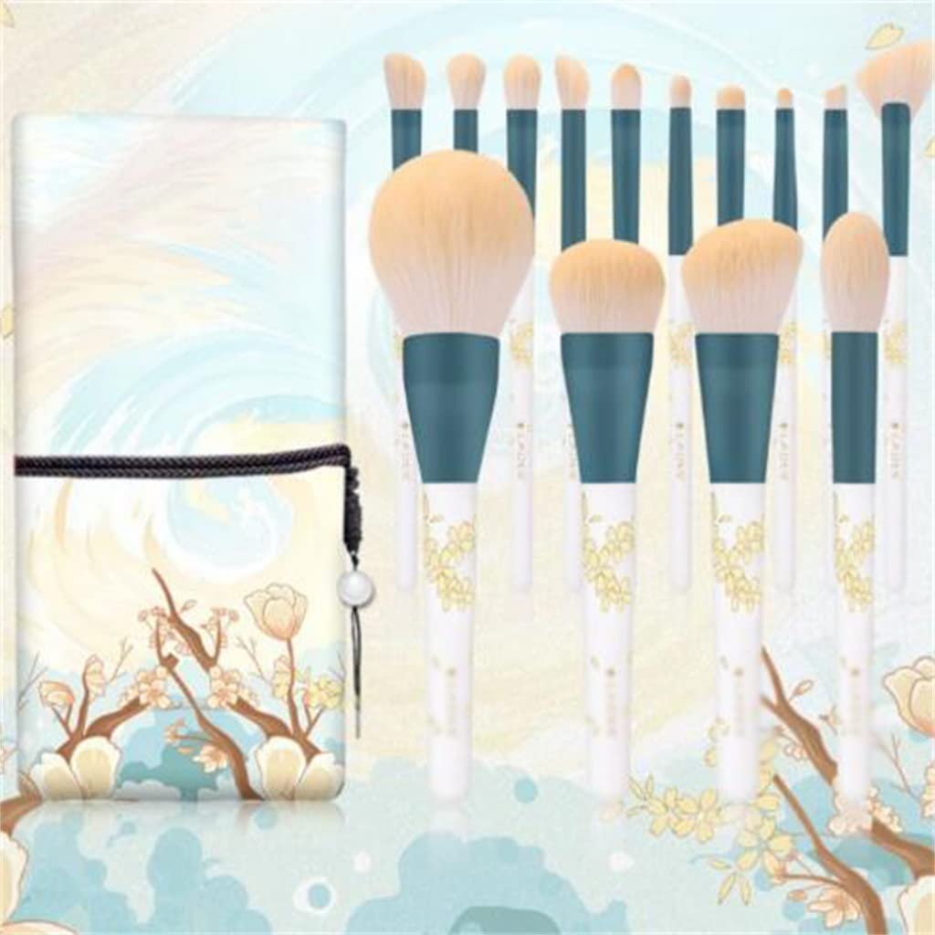 EDDGE Equipo Profesional de la Belleza del Cepillo de la localización del Sistema de Cepillo del Maquillaje 14pcs fácil Llevar