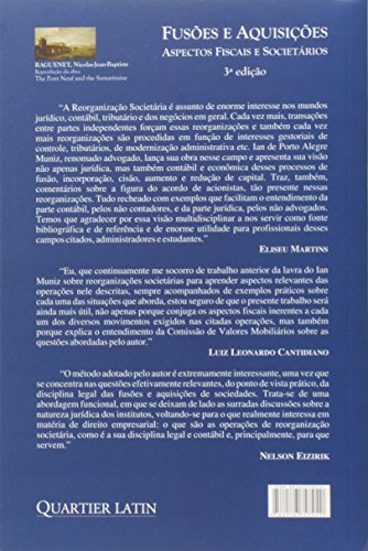 Fusões e Aquisições. Aspectos Fiscais e Societários