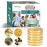 AAwipes Mold Test Kit, 6 Individual Tests for Home House Mold Detector DIY Air Mold Tester Black Mold Includes Detailed Mold Identification Guide (6)