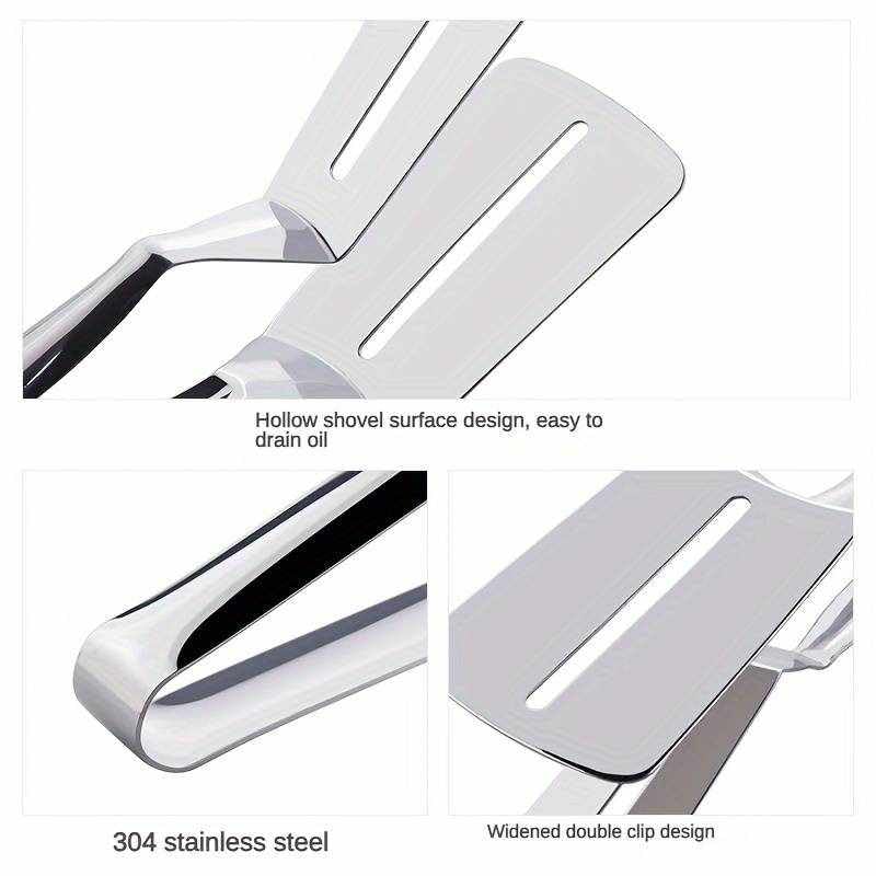 Pinza de Comida de Acero Inoxidable 26 cm para Carne, Pescado y Barbacoa