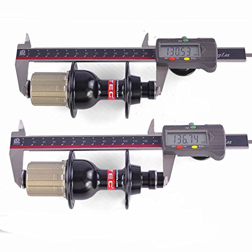 Bike Bicycle Rear Hub Width Spacing Adapter 130mm Turn to 135mm Road Hub Turn to Mountain Hub Spacing Adapters Black Color