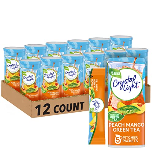 Crystal Light Peach Mango Green Tea Naturally...
