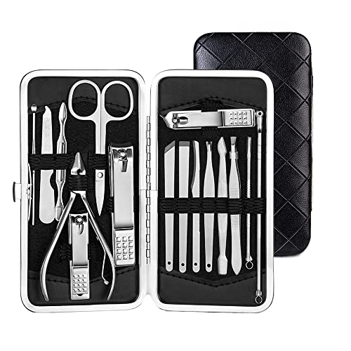 Ciseaux de pédicure professionnels en acier inoxydable KANUZ gris foncé durables - 2