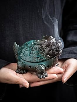 Amazon｜お香立て 線香立て 線香 お香 立て 龍亀 香炉