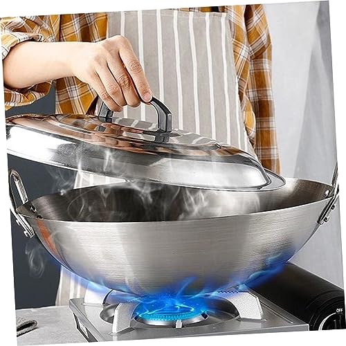 Wok Binaural de Acero Inoxidable 12 Pulgadas miniatura 5