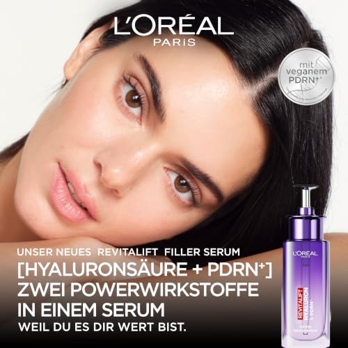 L'Oréal Paris Aufpolsterndes Serum [Hyaluronsäure & veganes PDRN+] 30 ml – Ansicht 3