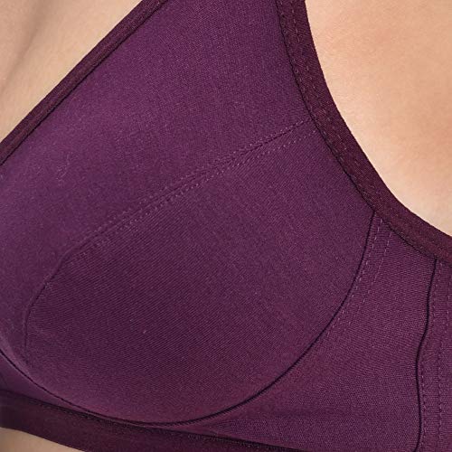 Image of Aimly Women's Cotton Non-Padded Non-Wired Solid Multicolor Bra Combo Pack of 6
