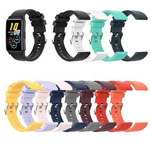 Bracelet pour Watch ES en silicone souple et sport