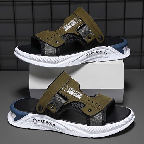 Men's dual-purpose comfortable and cushioned beach sandals, lightweight slippers2