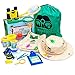 Moody Goat 21 - Pcs Outdoor Explorer Gear Deluxe Play Set for Kids – Junior Adventurer Equipment Kit for Children – Exploration Toys with Binoculars, Bug Catcher, Magnifying Glass & Backpack