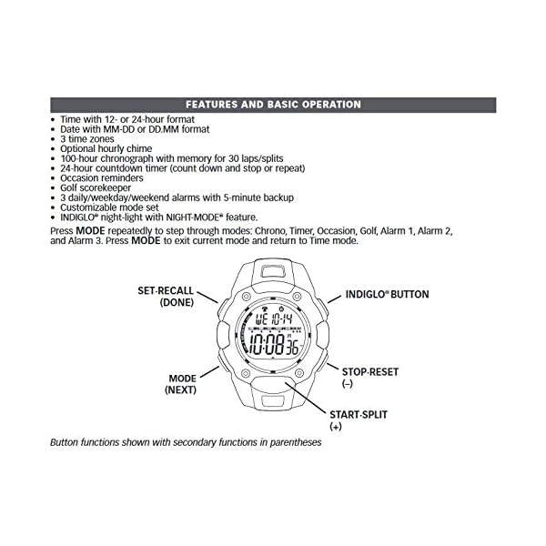 Timex Men's T5K196 Ironman Endure 30 Shock Full-Size Black Resin Strap Watch - Image 4