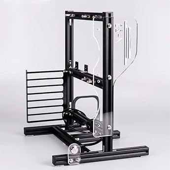 DIY Mini Open Aluminum Alloy Frame ATX Motherboard PC Computer Case PC Frame Test Bench ITX ATX MATX Test Bench Open Air Case, Vertical Overclocking Black