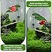 Betta Fish Hammock, 3 Pcs Betta Fish Leaf Pad Aquarium Plants Decor Simulating The Natural Habitat for Fish Tank Accessories Betta Sleeping Resting Playing Hiding Breeding with Plastic Suction Cup