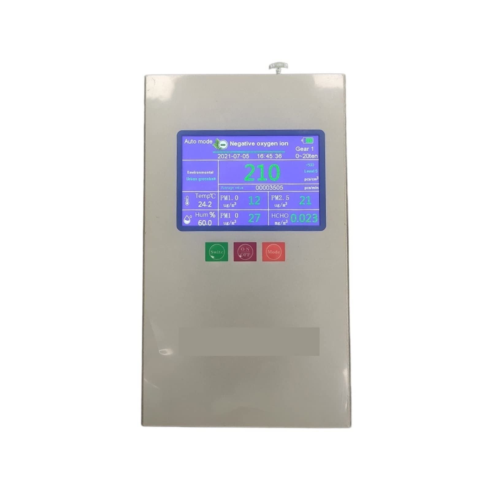 Gas Detector, Negative Ion Detector Formaldehyde Detector Dust Detector Industrial Air Monitor Gas Analyzer