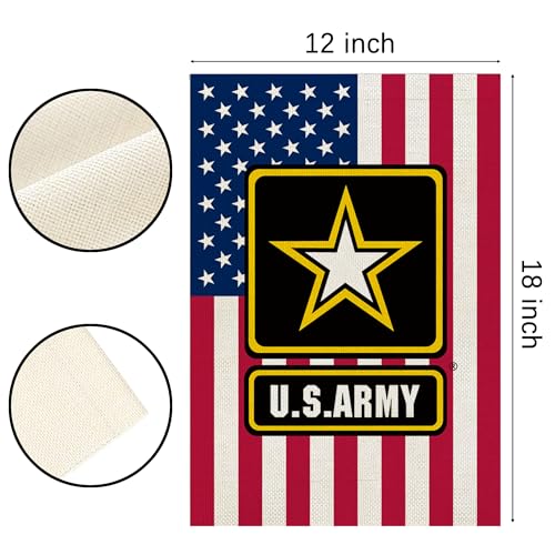US United State Army Stars Garden Flag Armed Forces Rangers House Flag American US Military Veterans Retire Decorations Outdoor Family Gatherings - Image 3