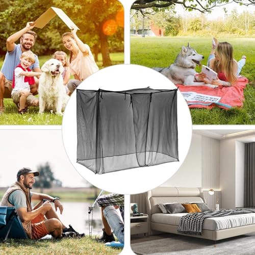 Mosquitera portátil para acampar y evitar picaduras de insectos en viajes 5