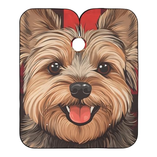 Hezely West Highland Hair Dye Cape, Barber Cape for Adults,Waterproof Salon Cape,Waterproof Hairdressing Styling Hair Cutting, 65