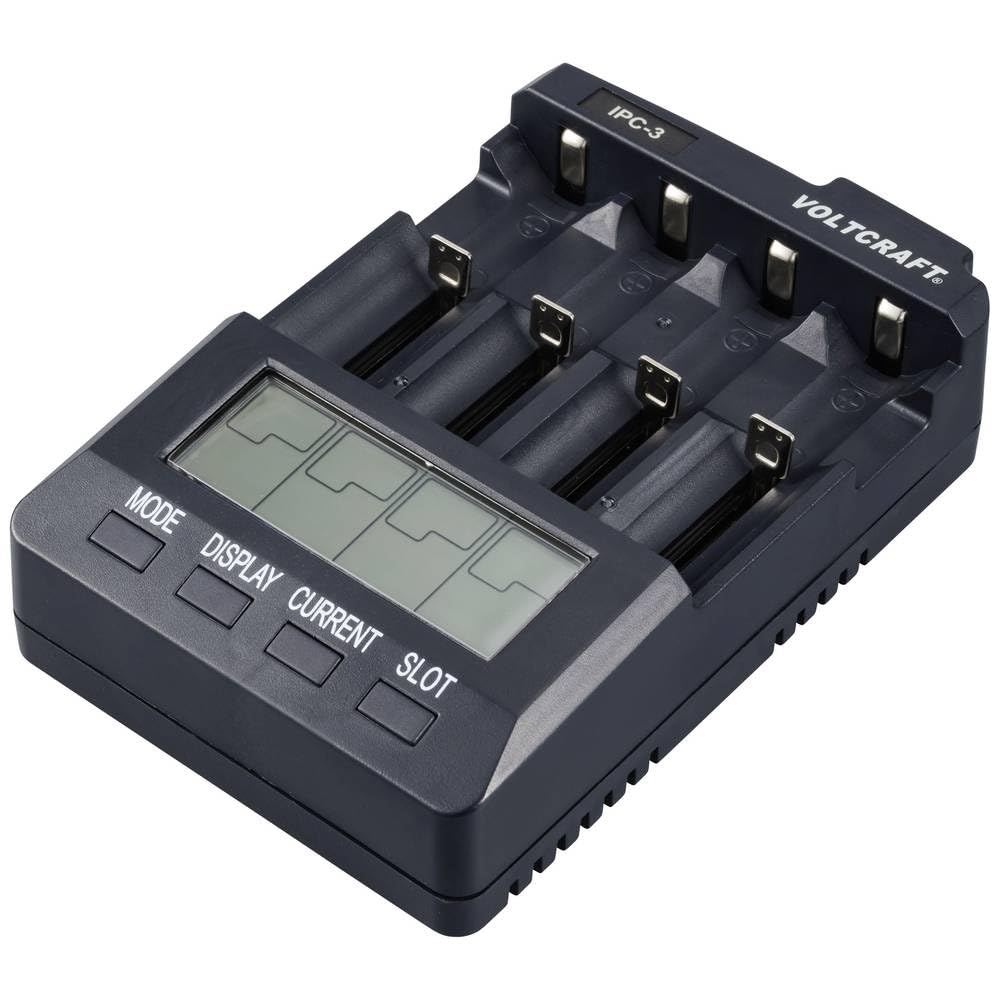 Chargeur de Piles Rondes Li-ION, NiCd, NiMH VOLTCRAFT IPC-3