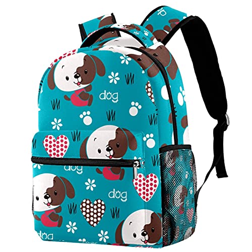Sac d'école robuste pour stopper le mal de dos, cartable chiot mignon mixte