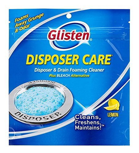 Summit Brands Glisten DP06N-PB Disposer Care Foaming Garbage Disposer Cleaner-4.9 Ounces (4 Uses)-Powerful Disposal Cleanser for Complete Cleaning of Entire Disposer