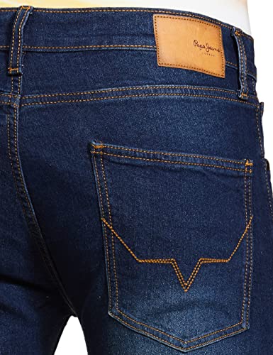 Image of Pepe Jeans Men's Low Rise Tapered Fit Jeans