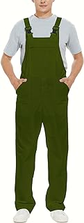WORK IDEA Men's Bib Overalls Workwear