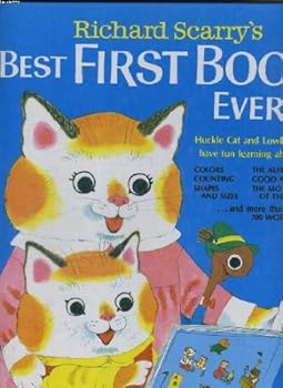 Hardcover Best First Book Ever! Huckle Cat And Lowly Worm Have Fun Learning About...Colors, Counting, Shapes And Sizes... Book